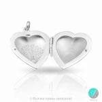 Love - Сребърна висулка Сърце 70613125-Сребърни бижута