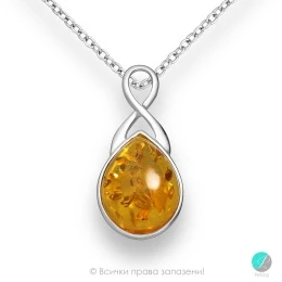 Charis - Сребърна висулка с Балтийски Кехлибар 8837669