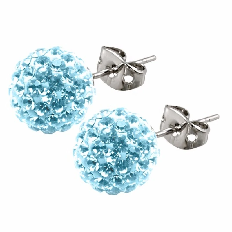 Leesa - Сребърни обеци с кристал Swarovski so302-Всички обеци