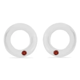 Red Diamond - Сребърни обеци с червени Диаманти 0.016 ct E031968RD-Естествени камъни