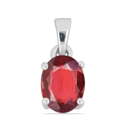Emmie Garnet - Сребърна висулка с естествен Гранат 1.5ct P015246G