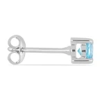 Frieda - Сребърни обеци с естествен Swiss Топаз 0.68 ct E033816Sbt-Естествени камъни