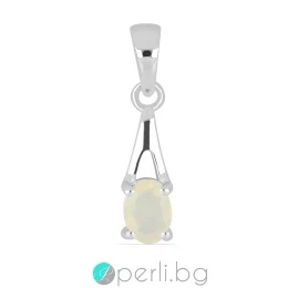 Deana - Сребърна висулка с естествен Опал 0.48 ct P017066Op-Естествени камъни