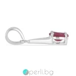 Marisia - Сребърна висулка с Кристален Рубин 1.15 ct P017066GLR-Естествени камъни