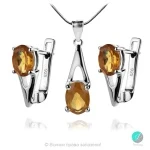 Angel Nano Zultanite - Сребърни обеци с Нано Султанит 1.98 ct E017066Su