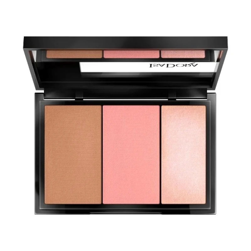 IsaDora Face Sculptor 3in1 - Палитра за контуриране 62, Cool Pink-Козметика
