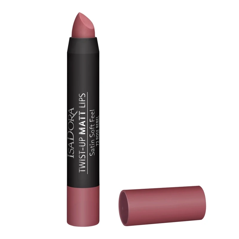 Матово червило IsaDora Twist-Up Matt Lips 72, Haute Chocolate