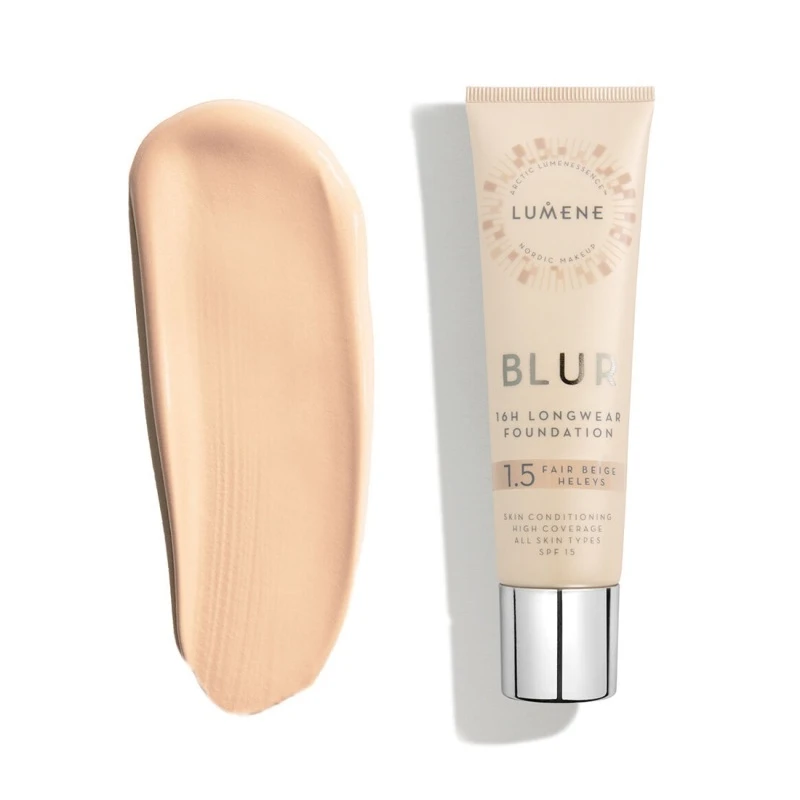 Дълготраен Фон дьо тен Lumene BLUR 1.5, Fair Beige-Козметика