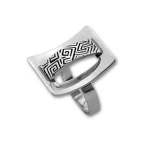 Keri - Сребърен пръстен без Камък 1535920-Сребърни бижута